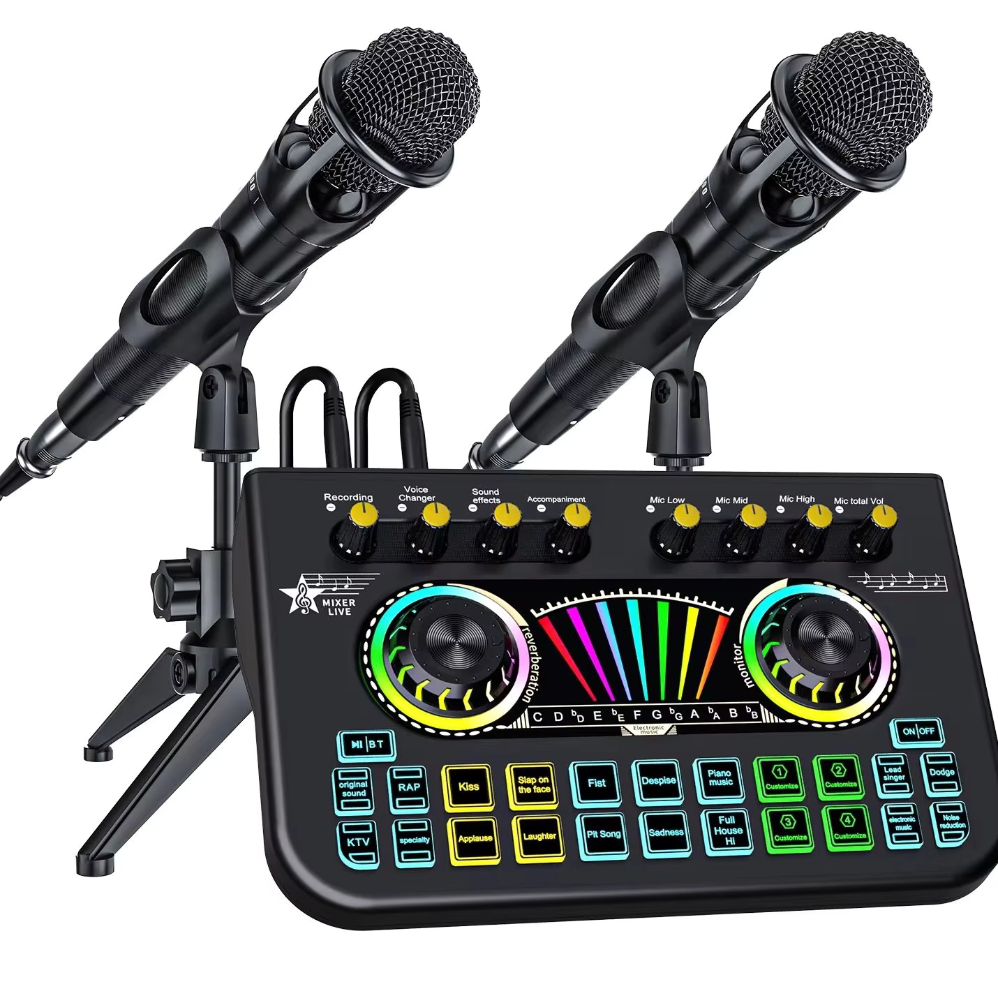 Pc Gaming Komplett Set - TENLAMP X3-E300 Bluetooth Sound Board Voice