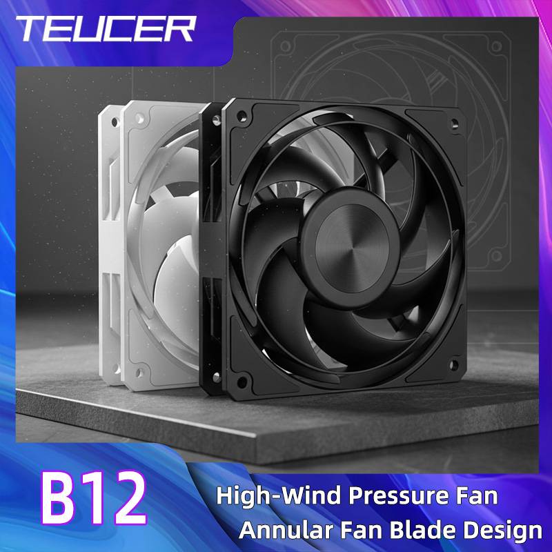 Pc Gaming Water Cooling - TEUCER Computer CPU Cooler Fan 120mm