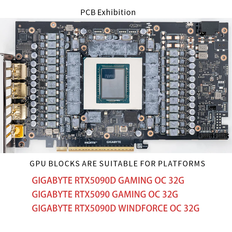 Bykski N-GV5090DWF-X GPU Block - Pc Gaming Water Cooling 评论和价格