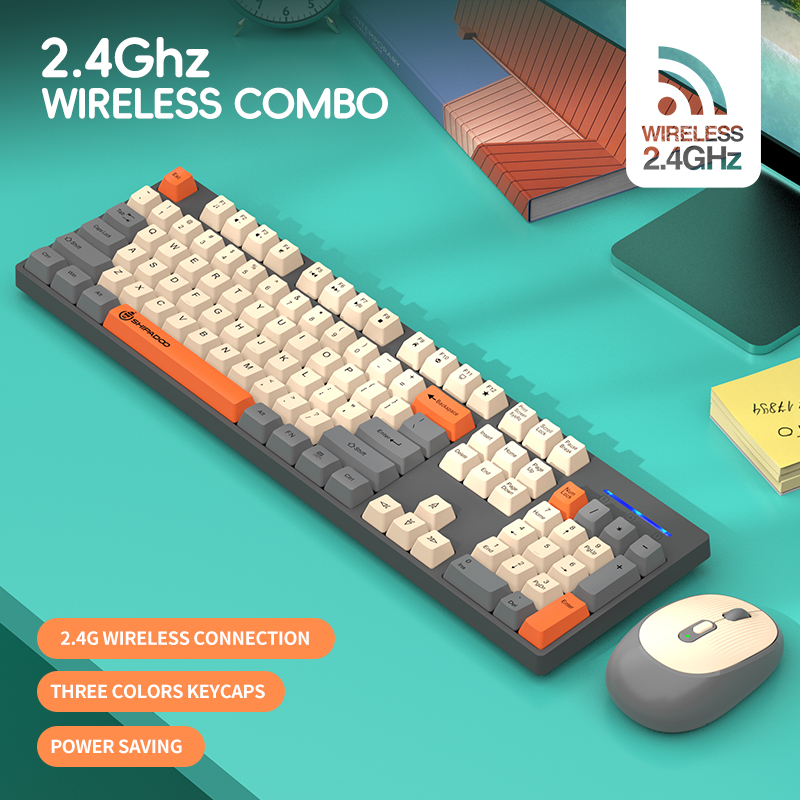 Shipadoo 2.4G USB Wireless/Wir - Pc Gaming Komplett Set 评论和价格