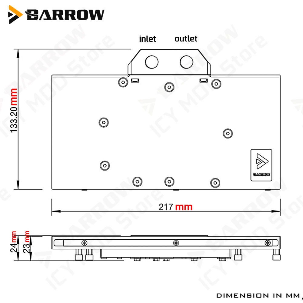 Barrow Graphics Card Water Coo - Pc Gaming Water Cooling 评论和价格