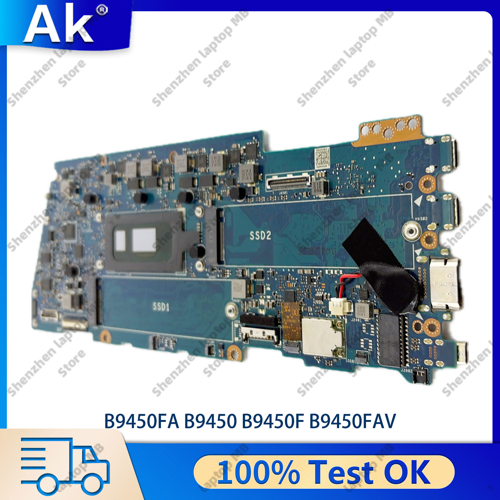 B9450FA Laptop Motherboard For - Pc Gaming I5 评论和价格
