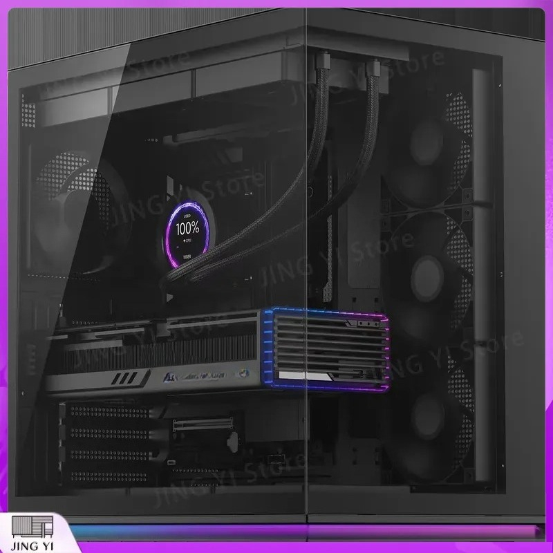 ATX Mid Tower Gaming PC Case D - Pc Gaming Water Cooling 评论和价格