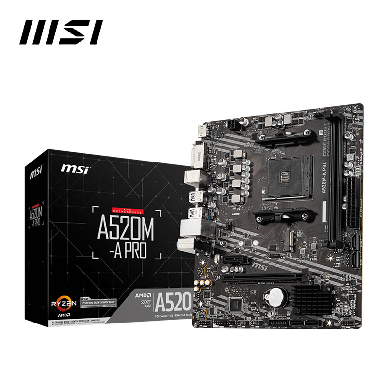MSI A520M A PRO + AMD Ryzen 3  - Pc Gaming Xeon 评论和价格