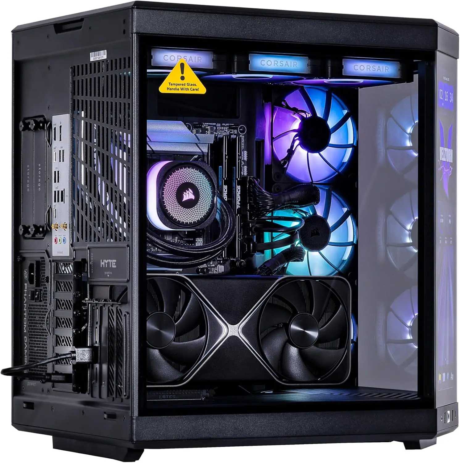 Velztorm LCD Black Praetix Cus - Pc Gaming Y70 评论和价格