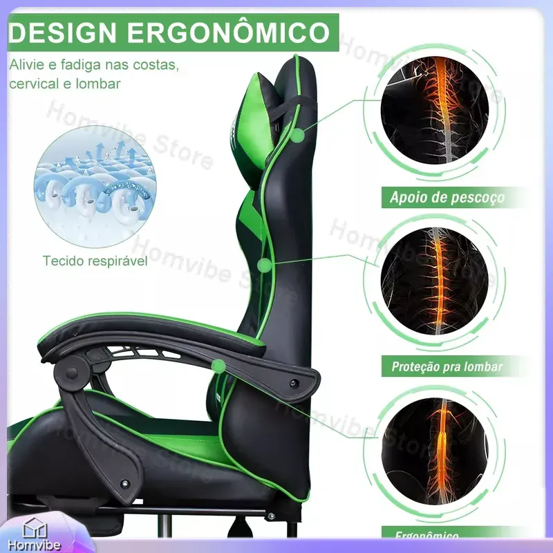 High-Back Ergonomic Gaming Cha - Pc Gaming Gaming 评论和价格
