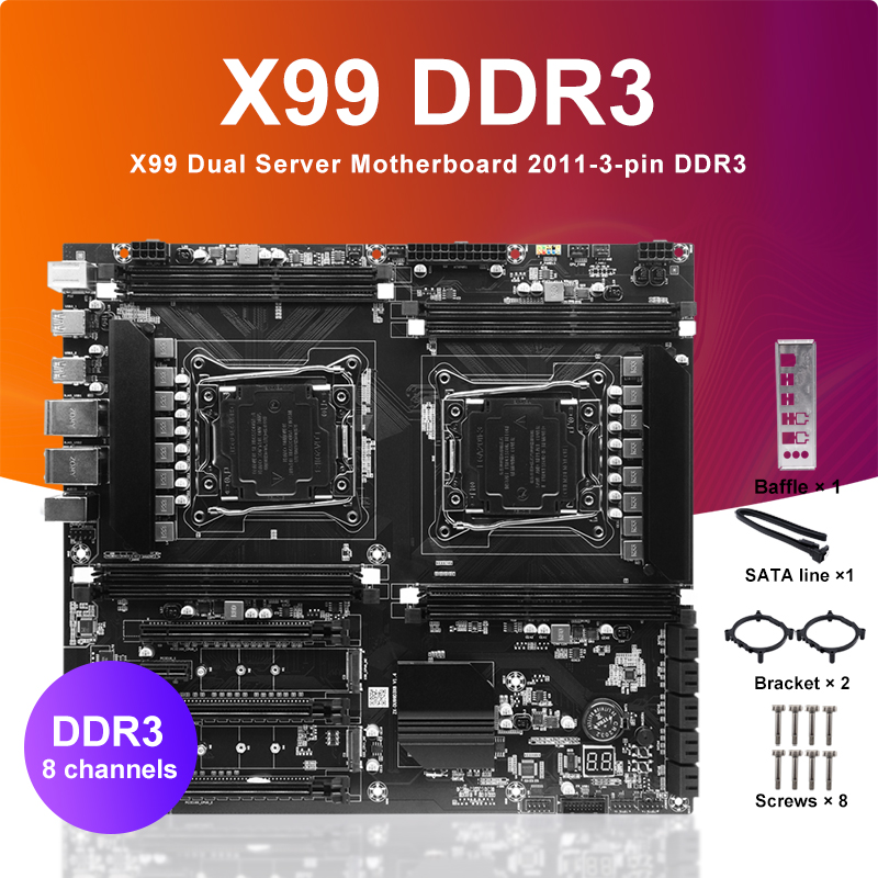 X99 Dual-socket Cpu Motherboar - Pc Gaming Xeon 评论和价格